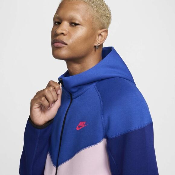 Nike Tech Men’s Medium Sportswear Fleece Windrunner Full Zip FZ4709-480 NWT - Picture 3 of 14